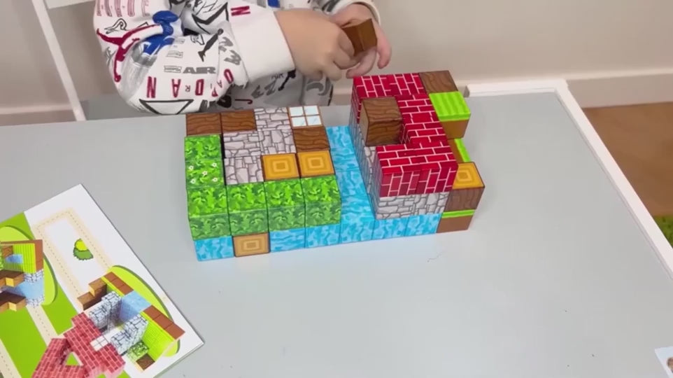 KIT BLOCOS MAGNETICOS 100 PEÇAS